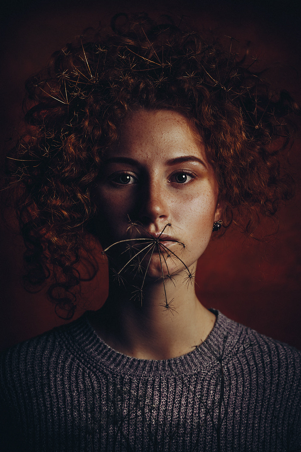 Redhead passion Poster och Canvastavla