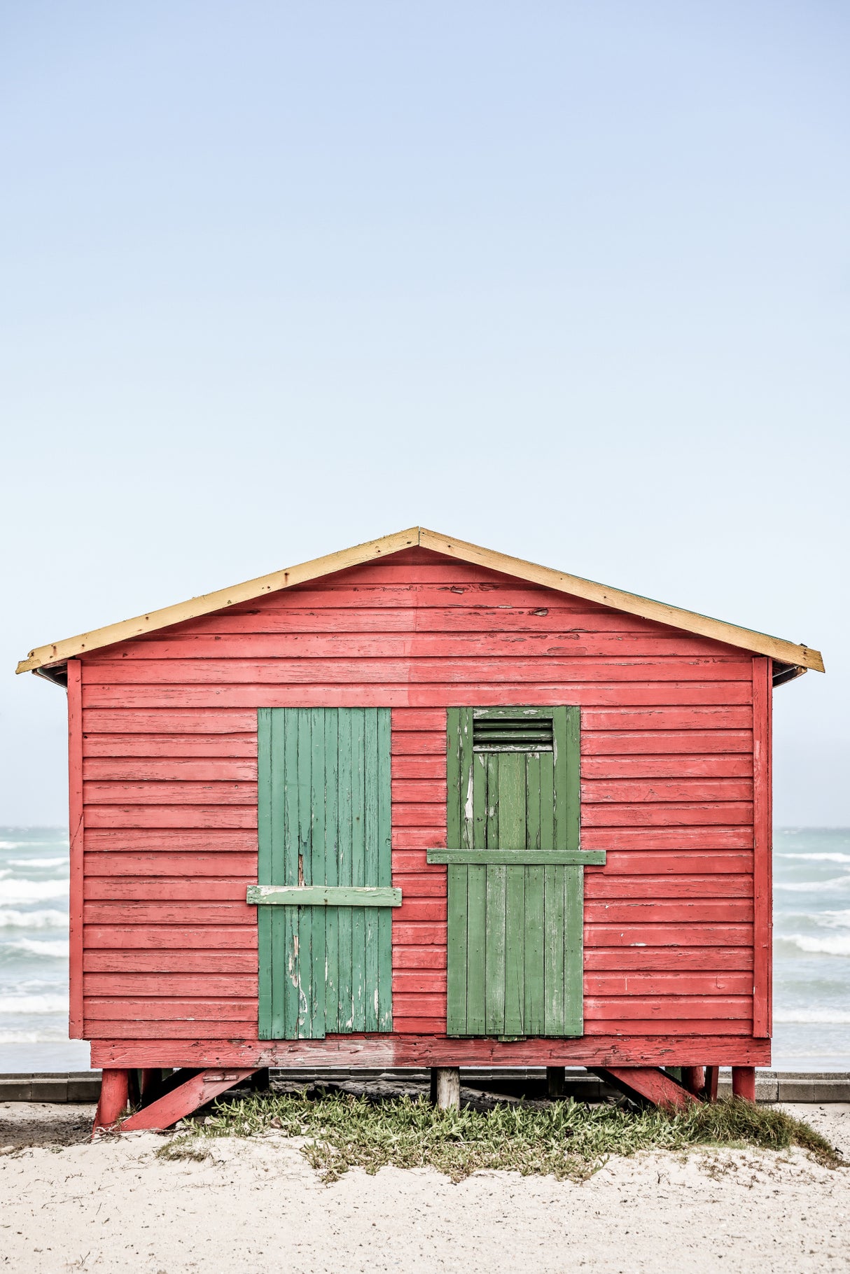 Red Hut Poster och Canvastavla