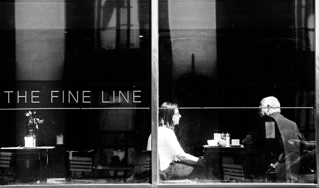 The fine line Poster och Canvastavla