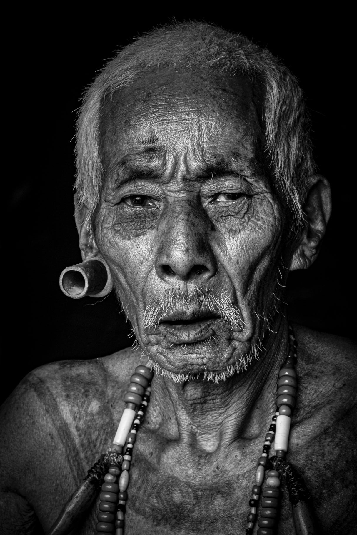 In a village in Mon District, Nagaland Poster och Canvastavla