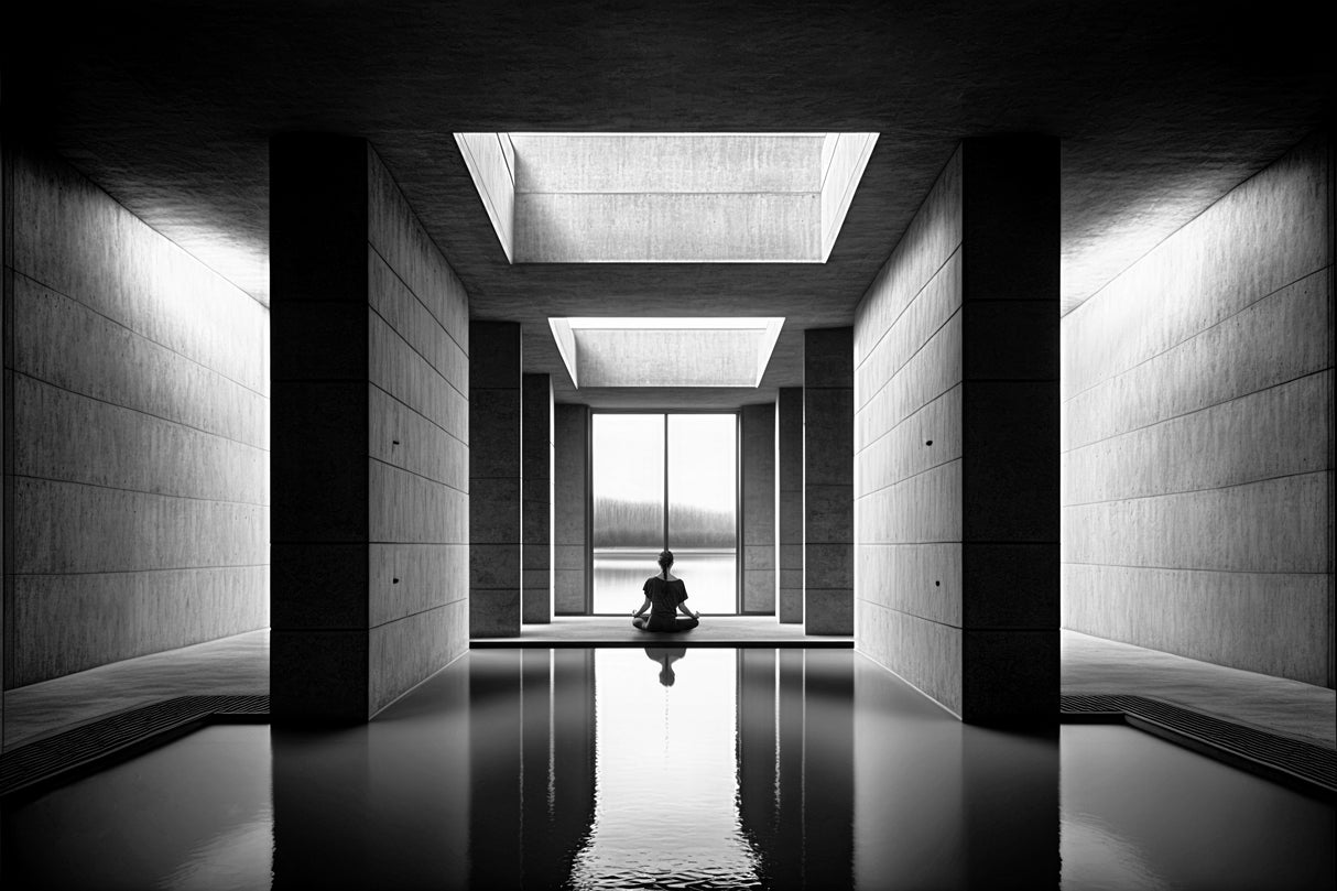 Minimalist Meditation Poster och Canvastavla