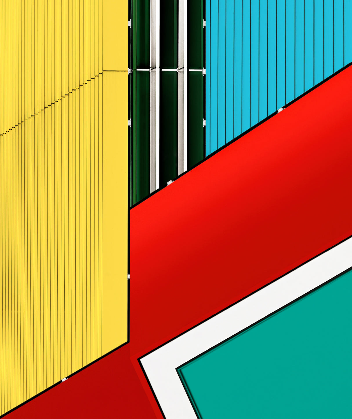 origami facade Poster och Canvastavla