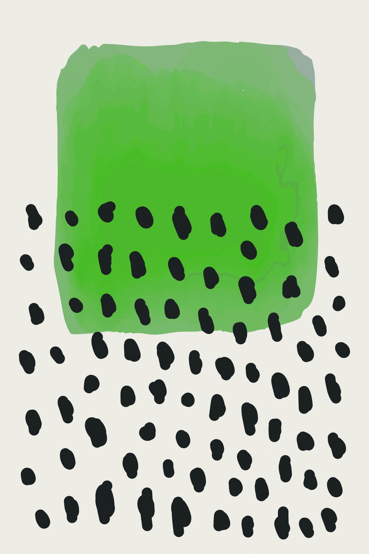 Geometric Watercolor #7 Poster och Canvastavla