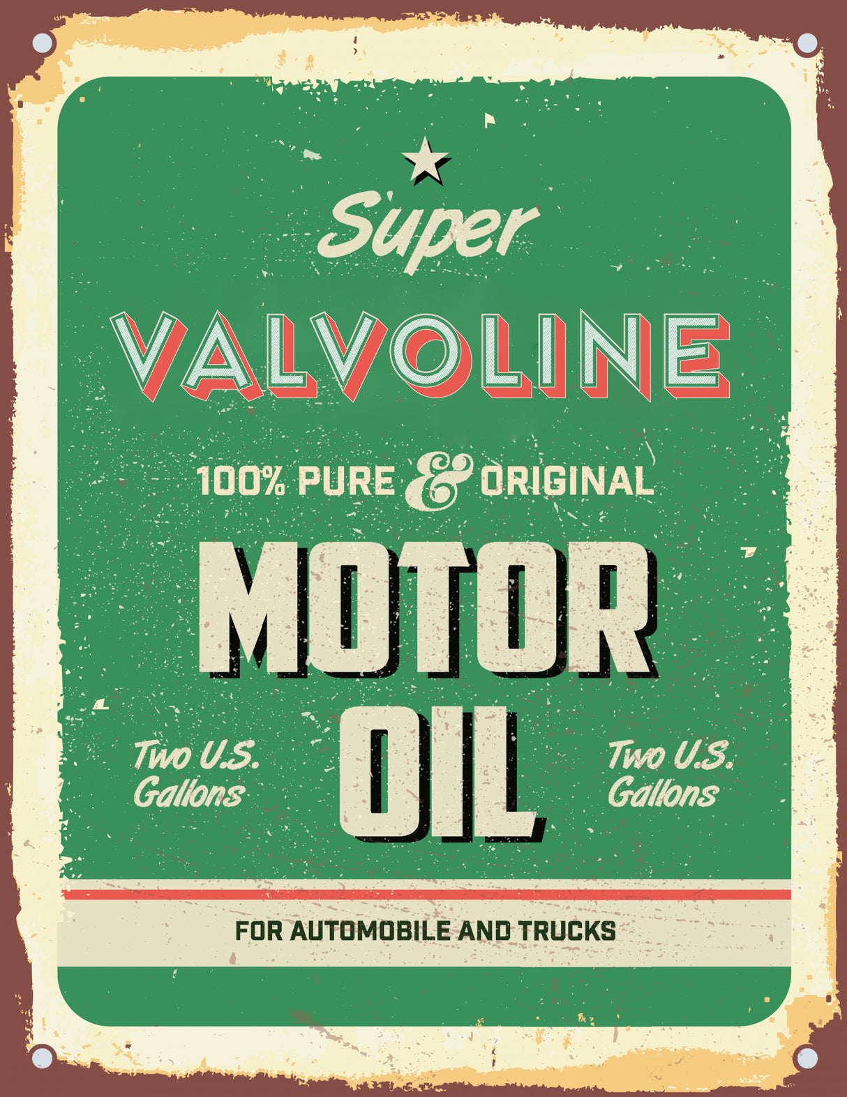 Valvoline Poster och Canvastavla