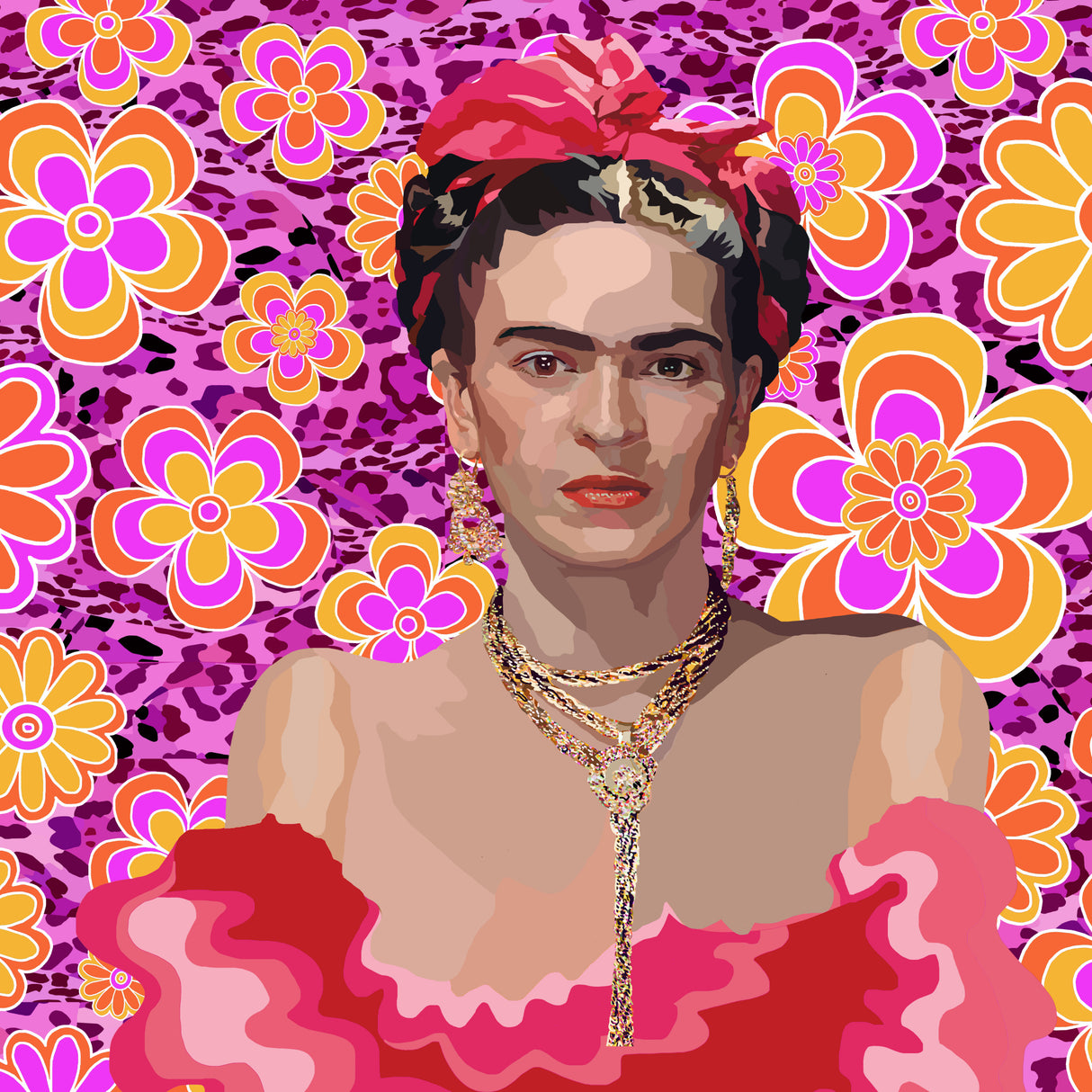 Frida the Queen Poster och Canvastavla