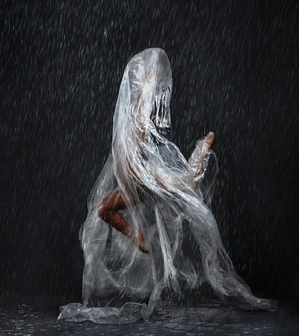Jumping in the rain Poster och Canvastavla