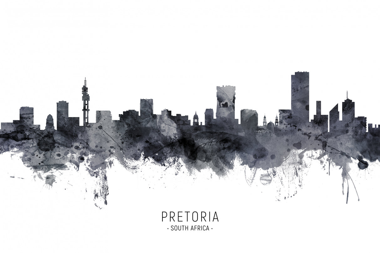 Pretoria South Africa Skyline Poster och Canvastavla