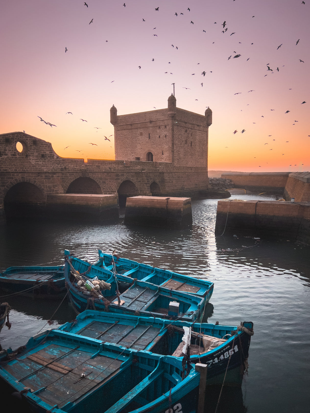 Moroccan Pier Poster och Canvastavla
