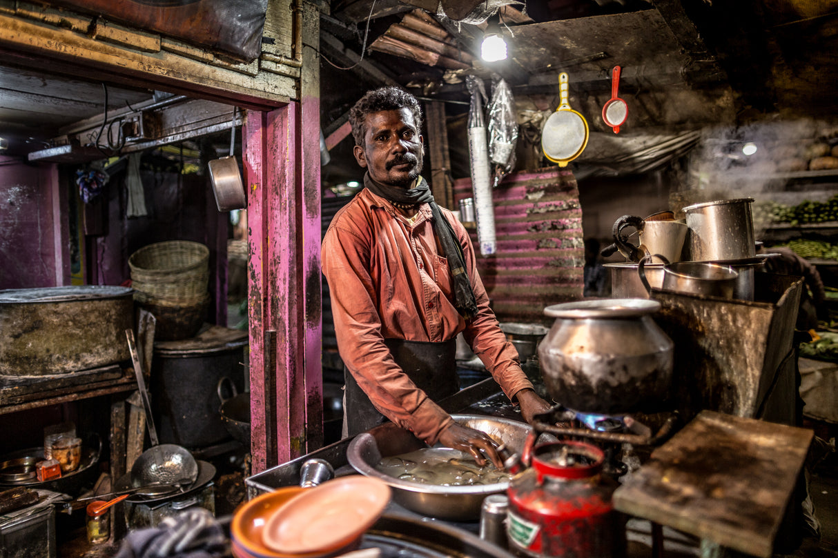 Street food Poster och Canvastavla
