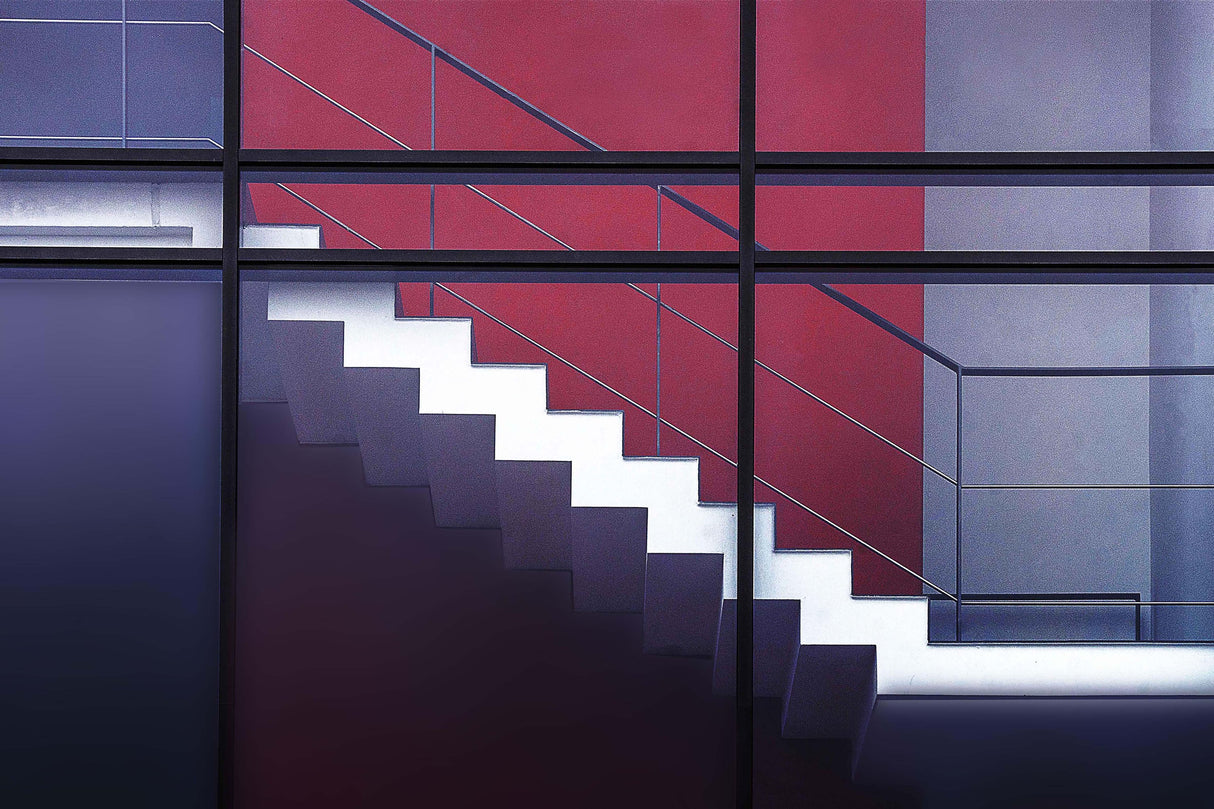 stairs a la mondrian Poster och Canvastavla