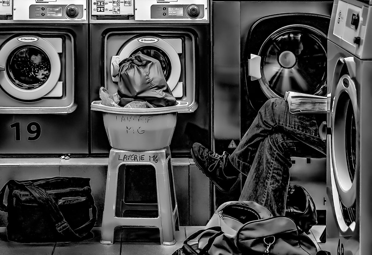 Laundromat Poster och Canvastavla