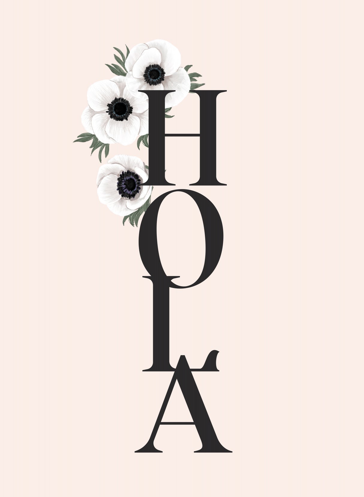 Anemone Hola III Poster och Canvastavla