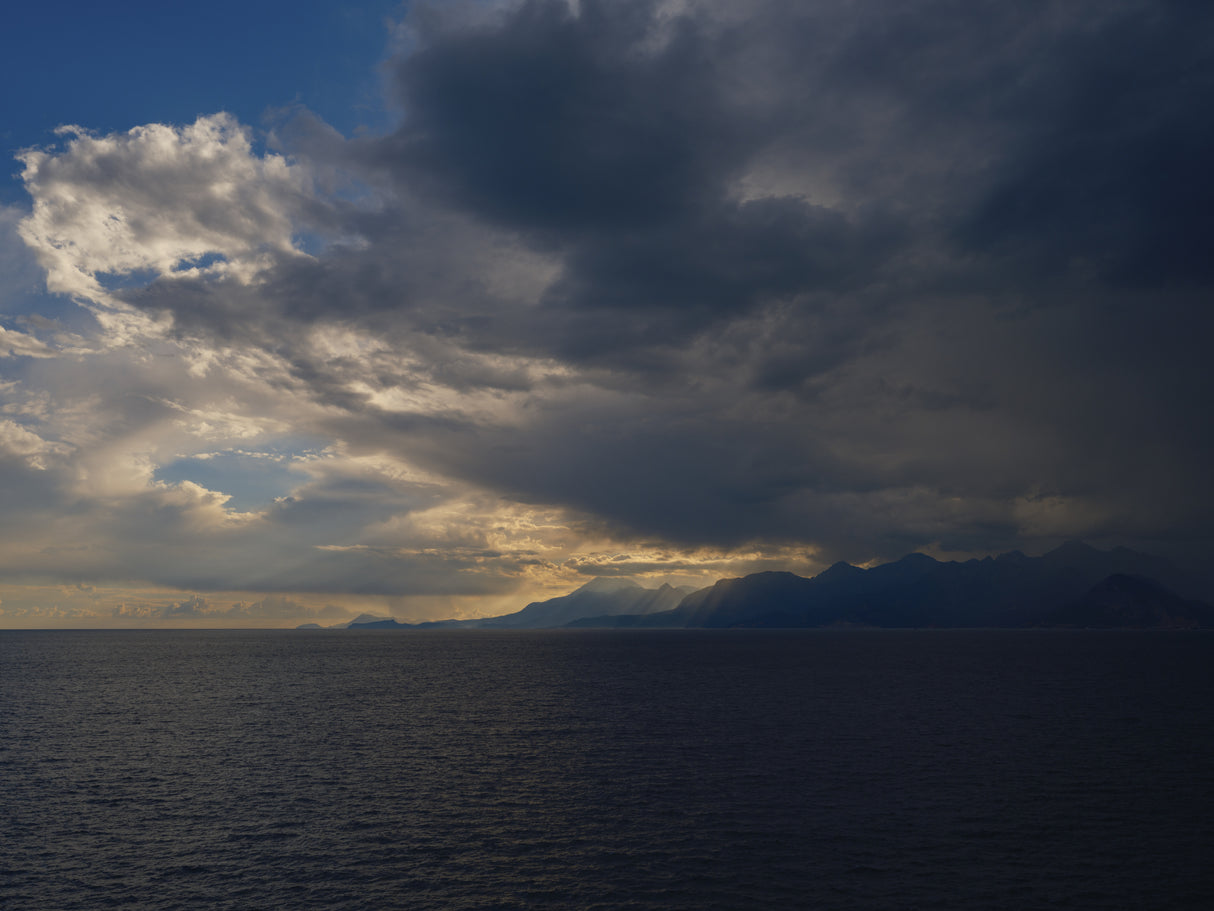 stormy weather and seascape Poster och Canvastavla