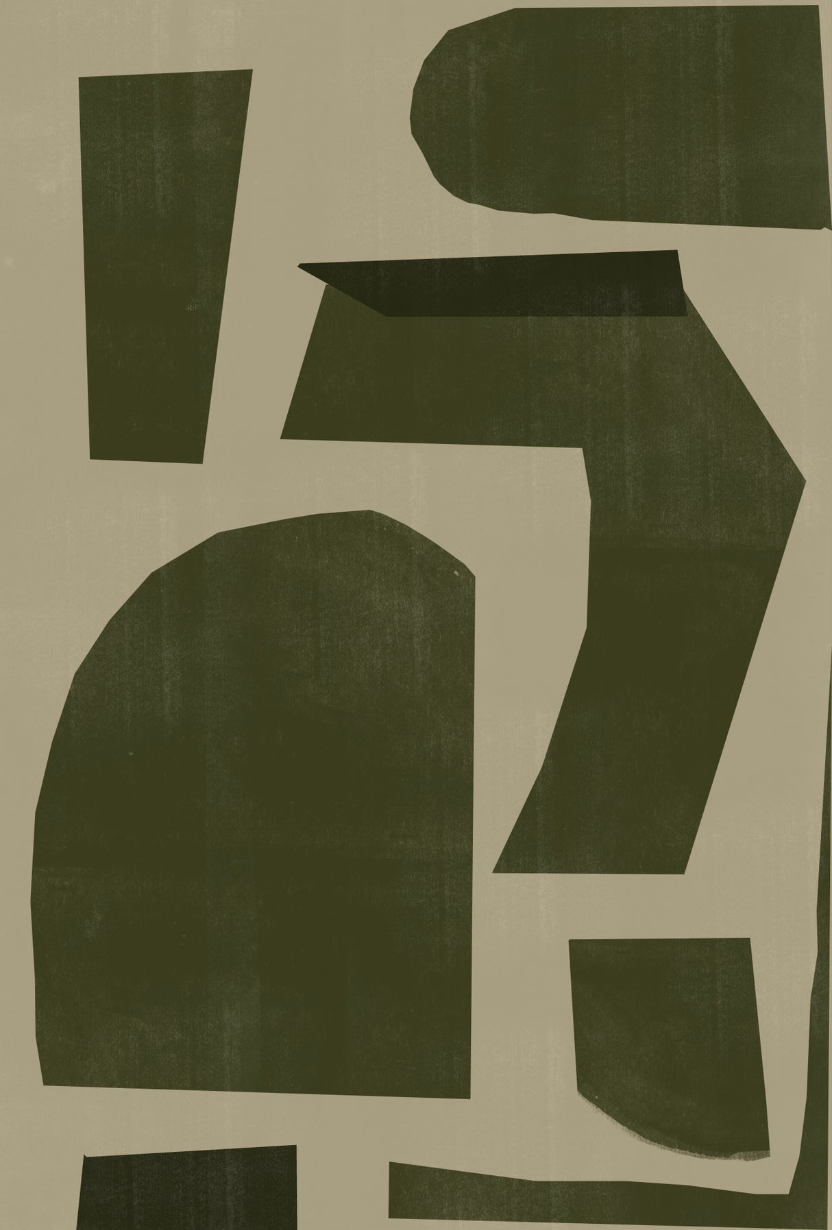 Green Composition _1 Poster och Canvastavla