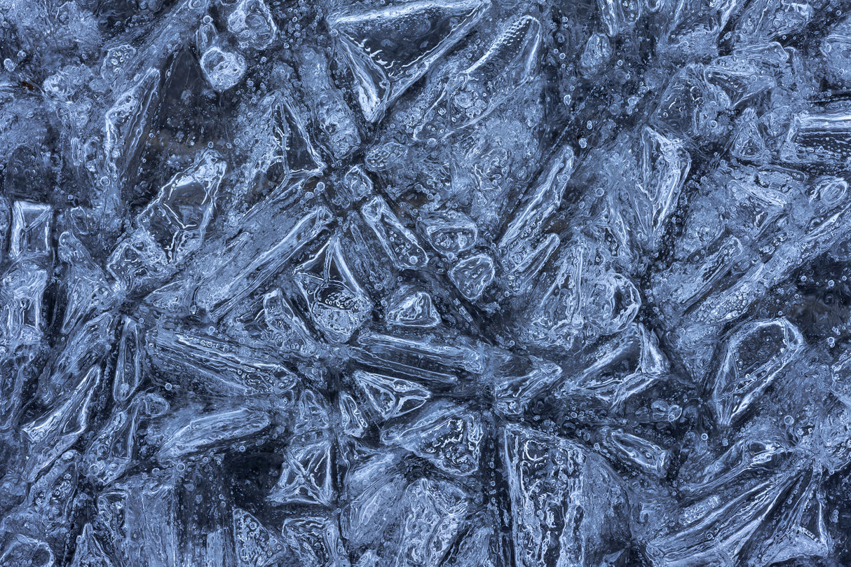 Abstractionism of ice Poster och Canvastavla