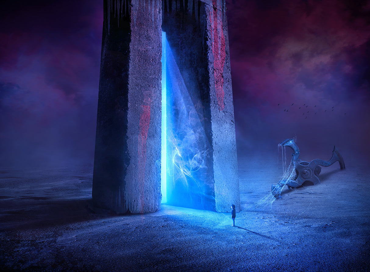 Time Gate Poster och Canvastavla