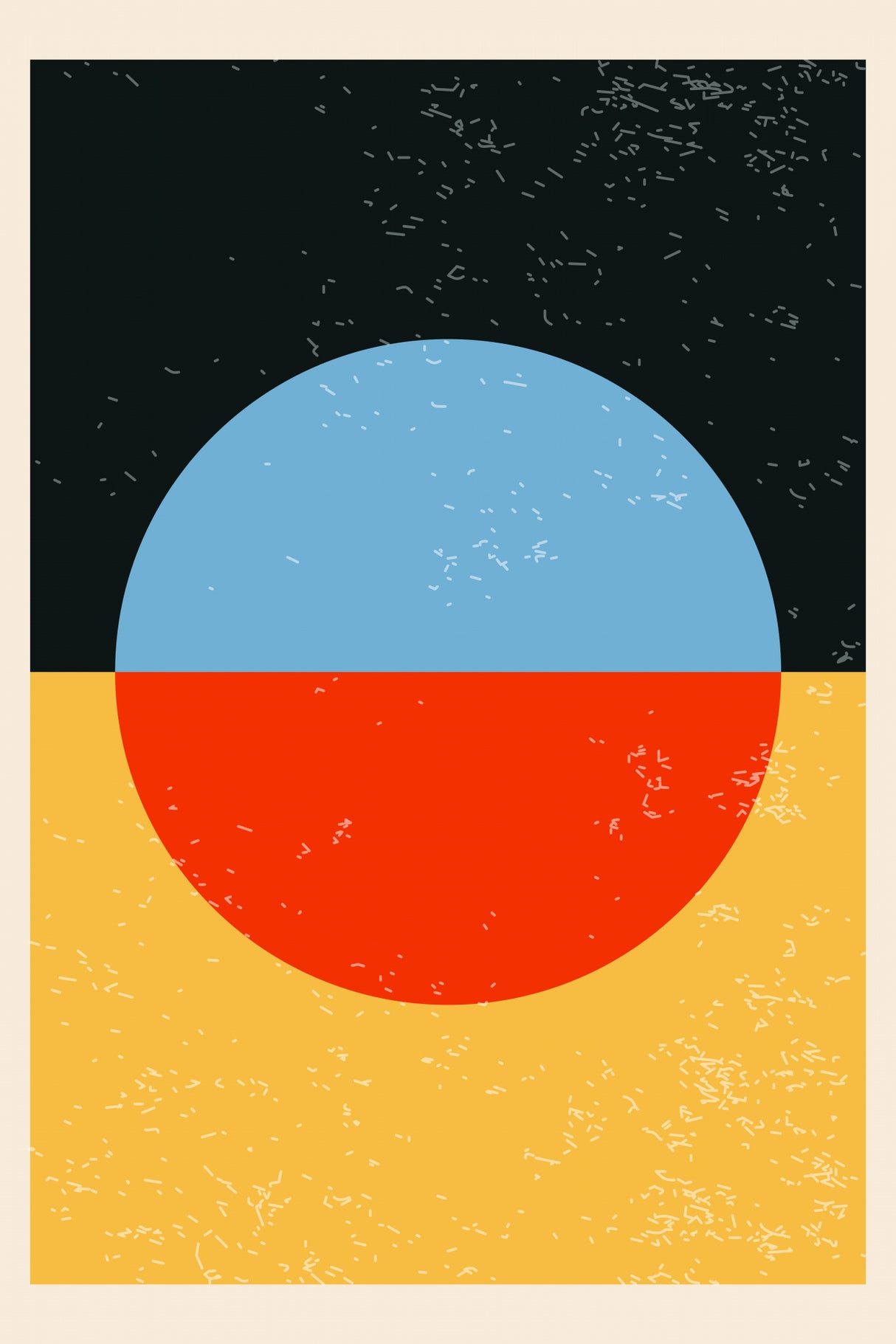 Minimal Abstract Shapes Series #28 Poster och Canvastavla