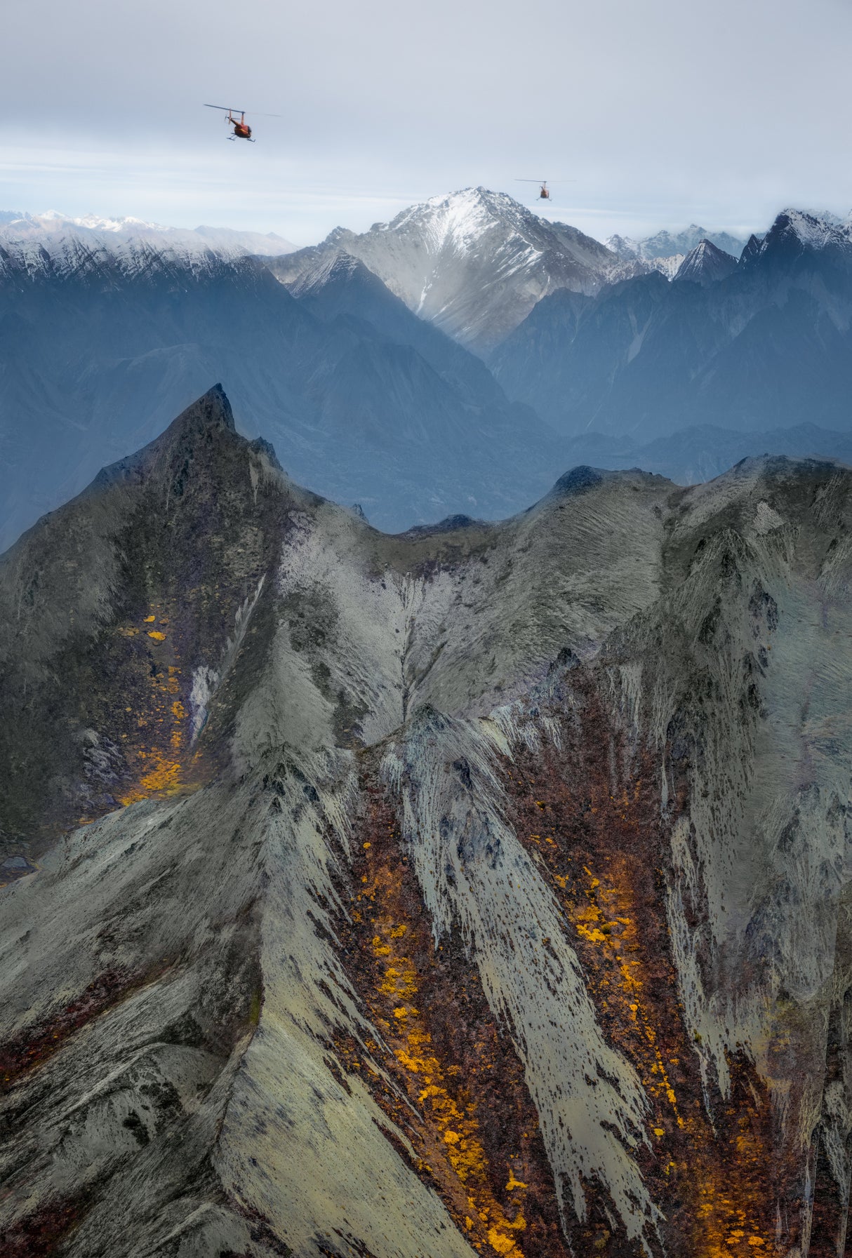AK High Mountains Poster och Canvastavla