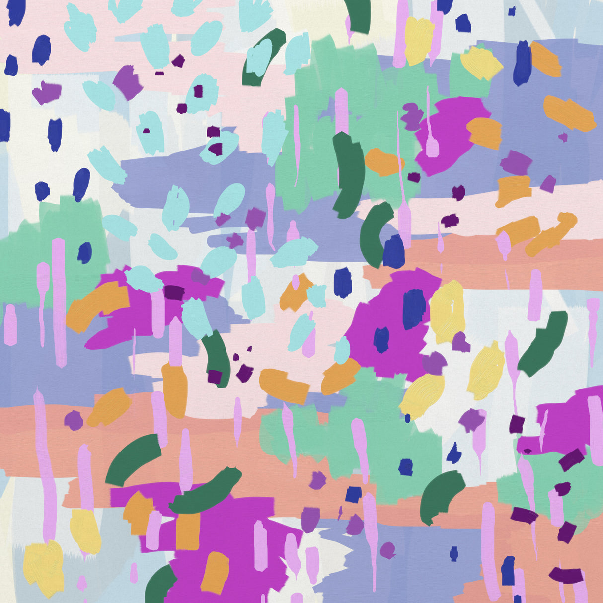 Oil Abstract I Poster och Canvastavla