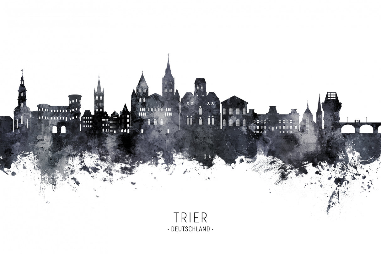 Trier Germany Skyline Poster och Canvastavla