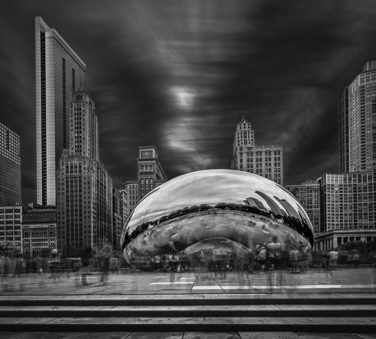 Cloud Gate Poster och Canvastavla