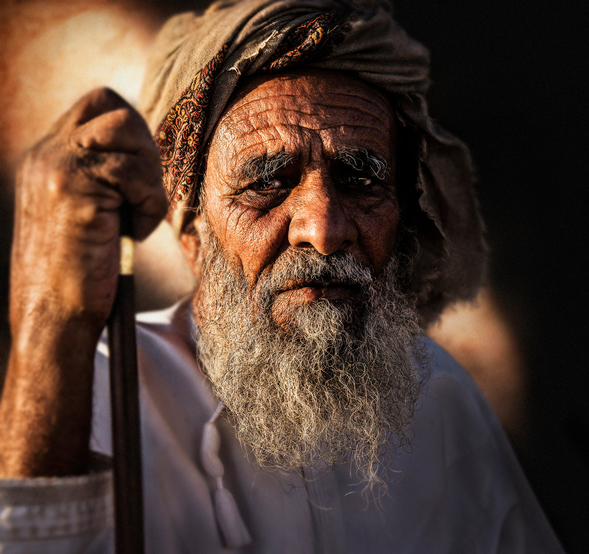 Omani Portrait Poster och Canvastavla
