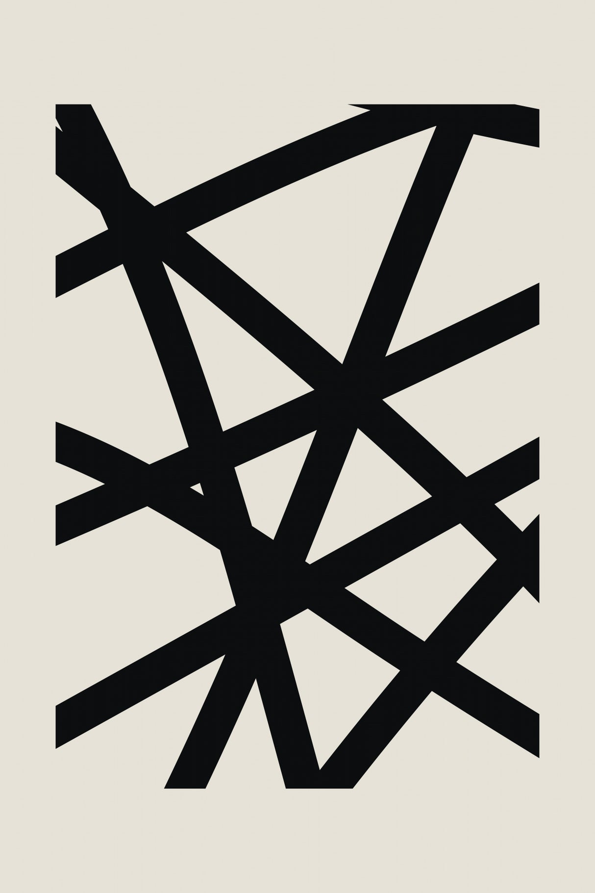 Minimal Black Expression #2 Poster och Canvastavla