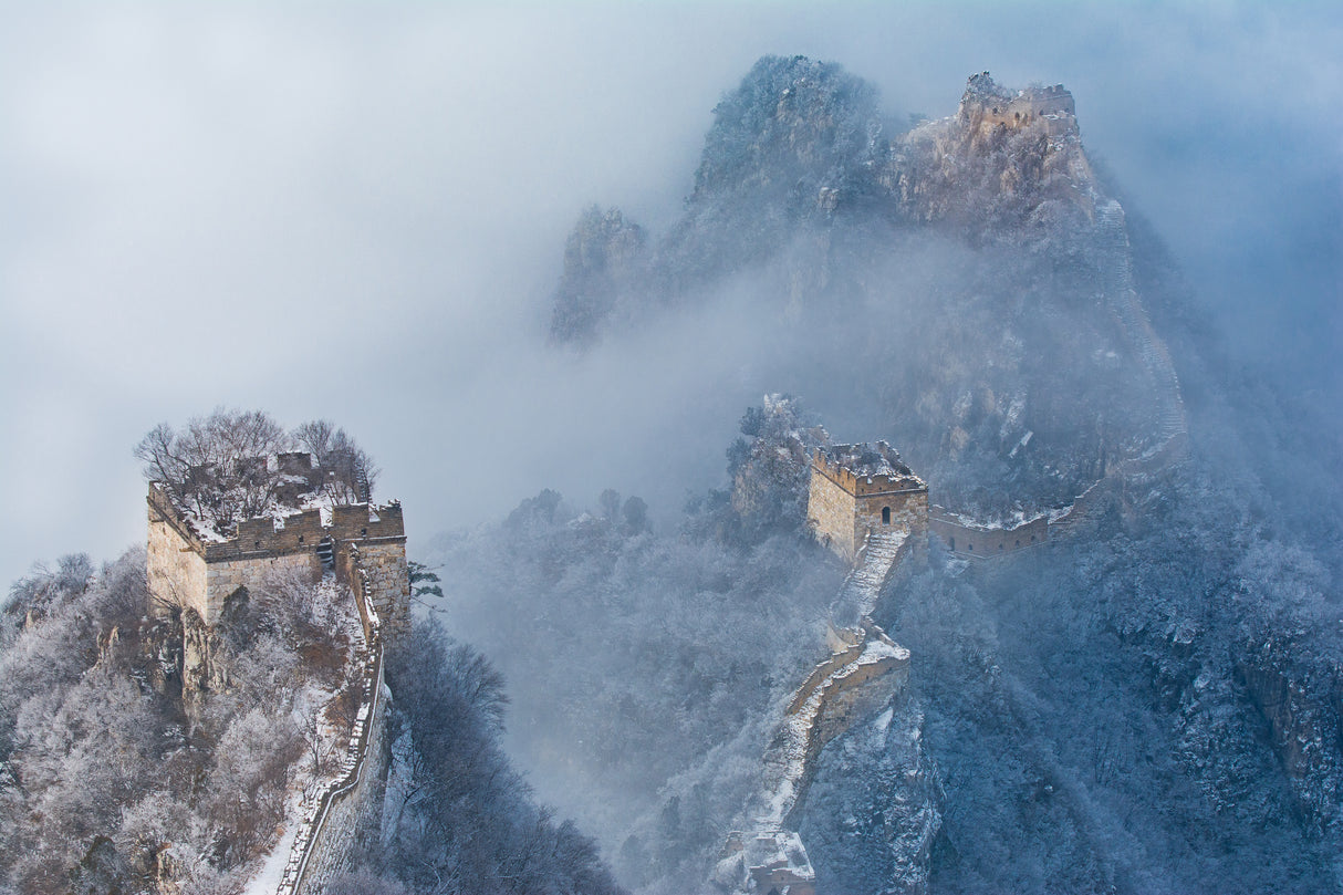Icebound Great Wall Poster och Canvastavla