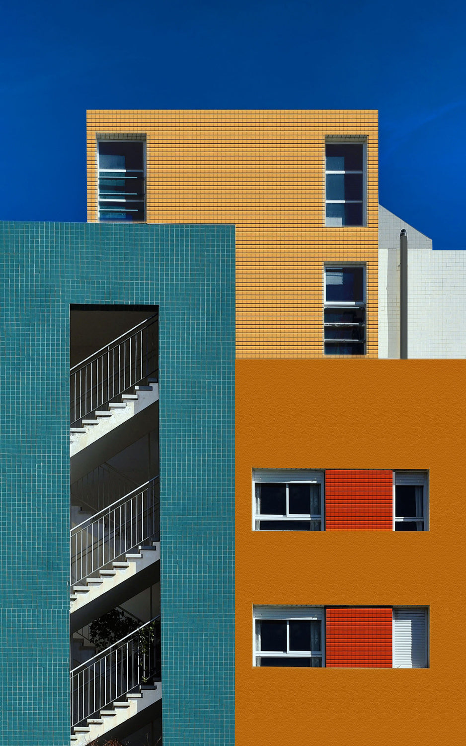 colorful urban textures Poster och Canvastavla