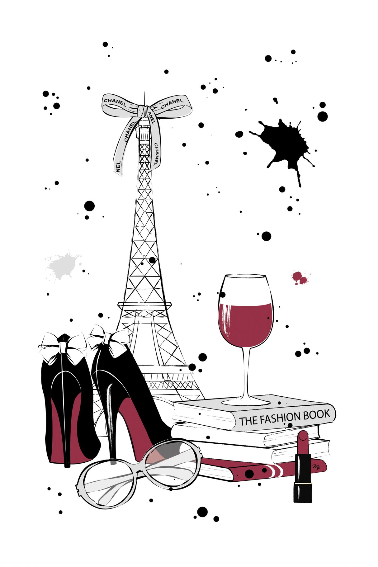 Living in Paris Poster och Canvastavla