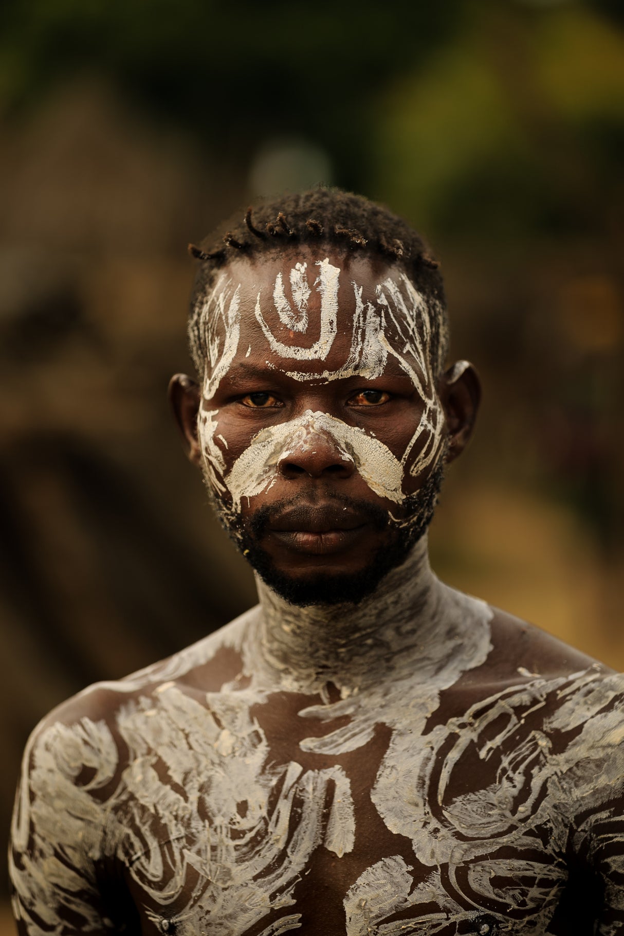 Warrior of Karo tribe Poster och Canvastavla