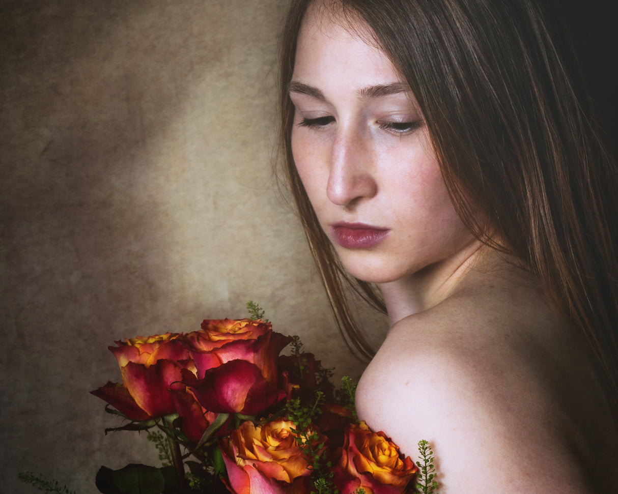 Blumenmädchen Poster och Canvastavla