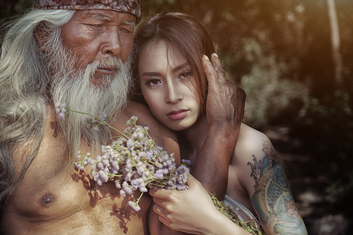 Father & Daughter Poster och Canvastavla