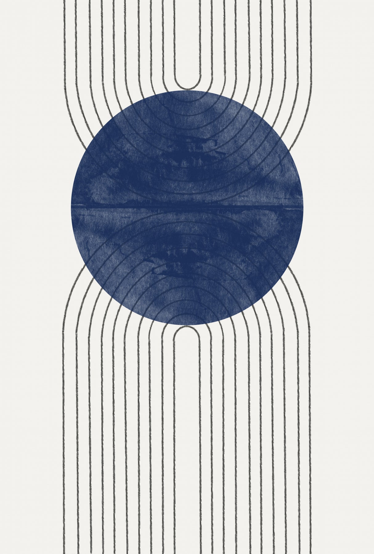 Blue Moon No1. Poster och Canvastavla