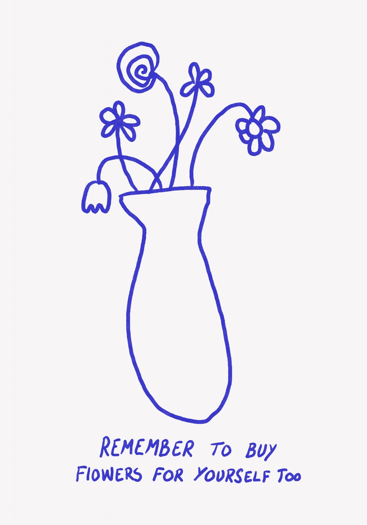 Buy Flowers for Yourself Poster och Canvastavla