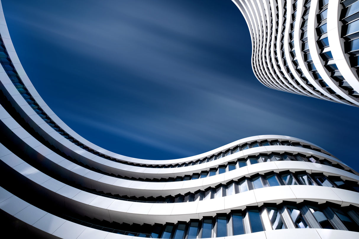 curved architecture Poster och Canvastavla