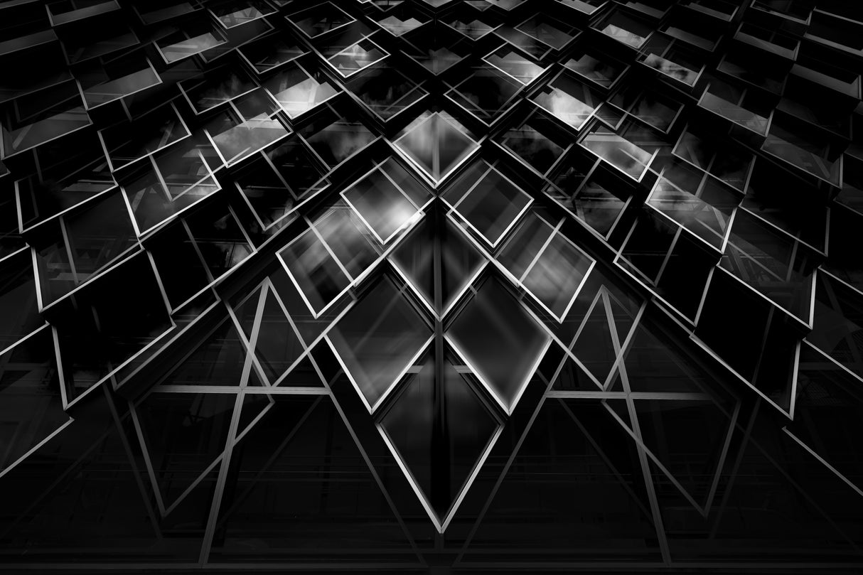Cascading facade Poster och Canvastavla
