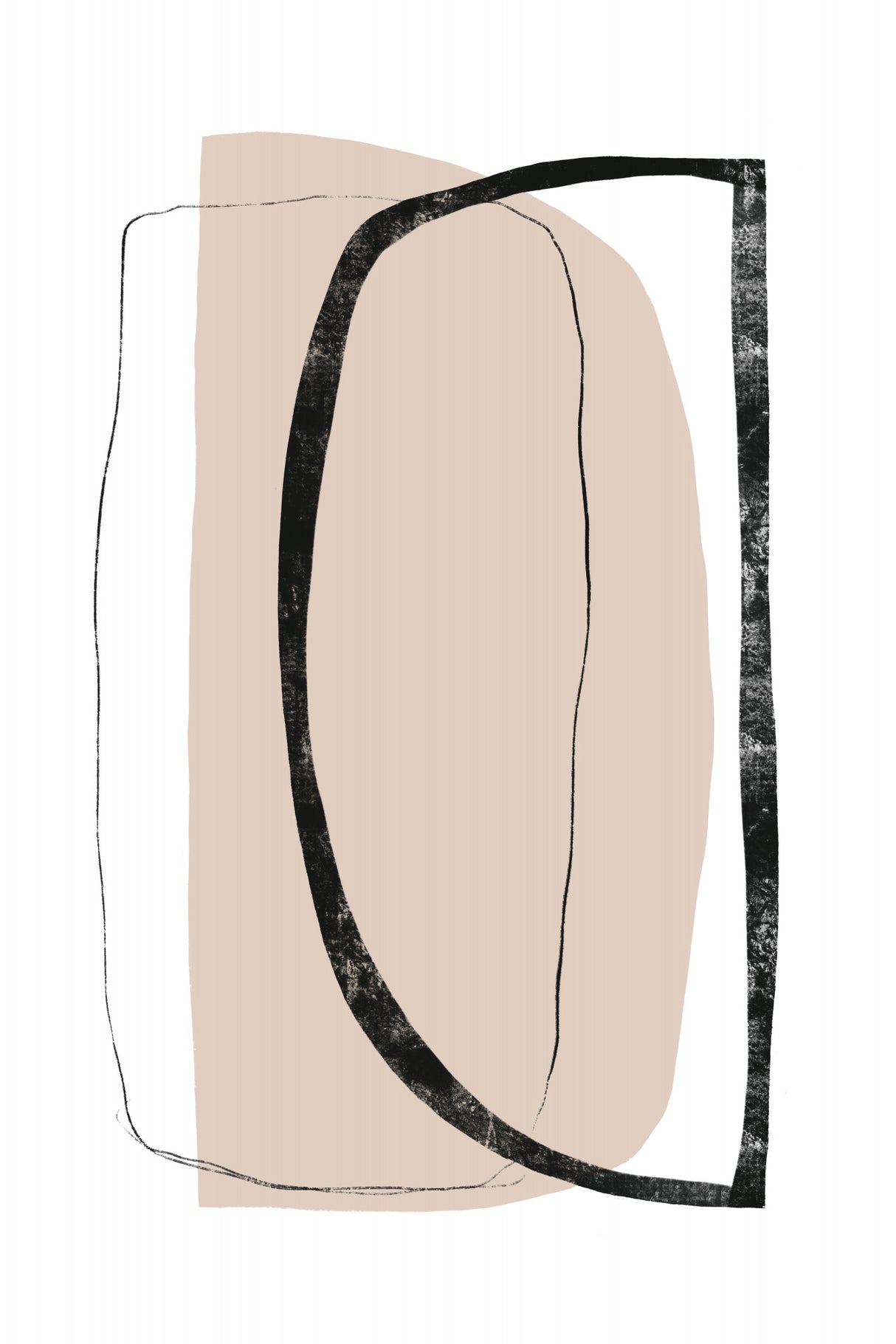 Abstractions No 9 Poster och Canvastavla