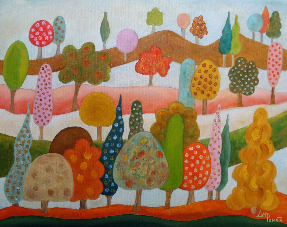 Autumn Joy Poster och Canvastavla