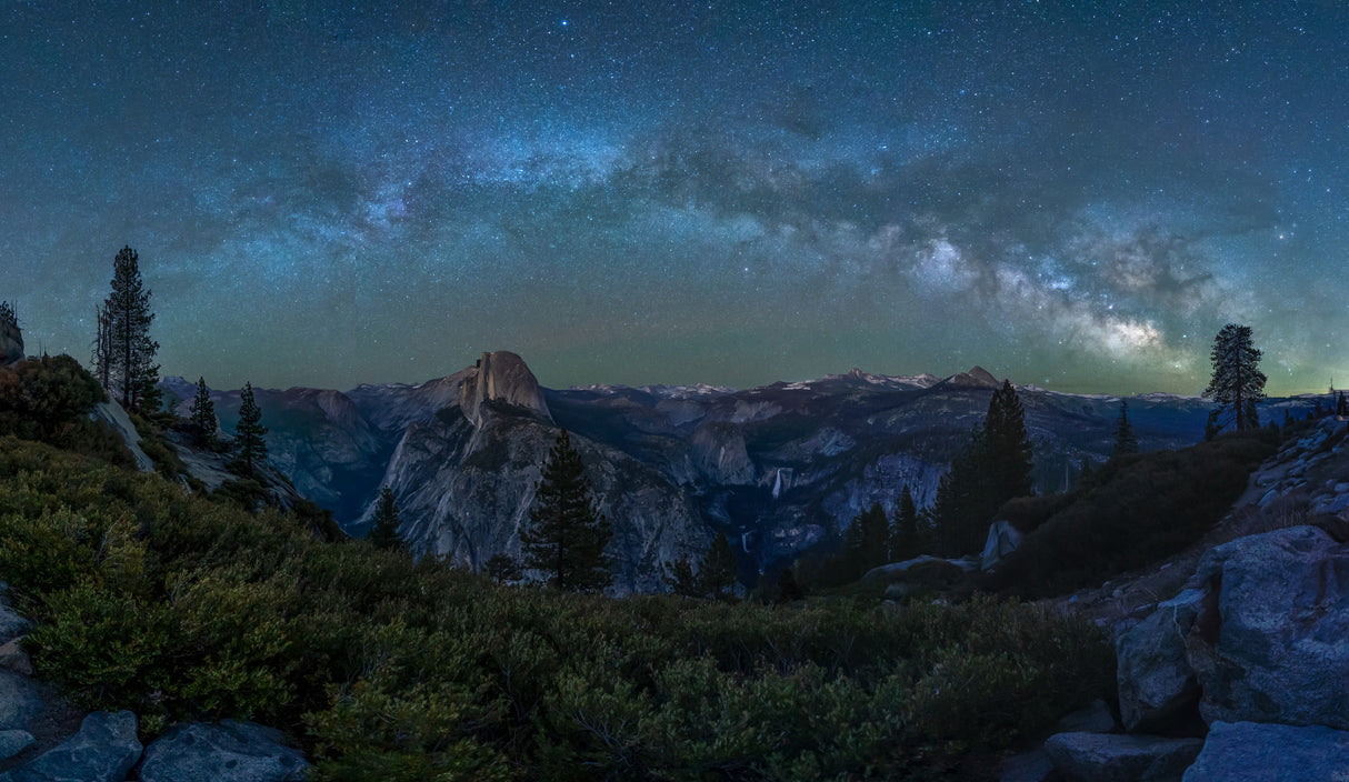 Glacier Point Milky Way Poster och Canvastavla