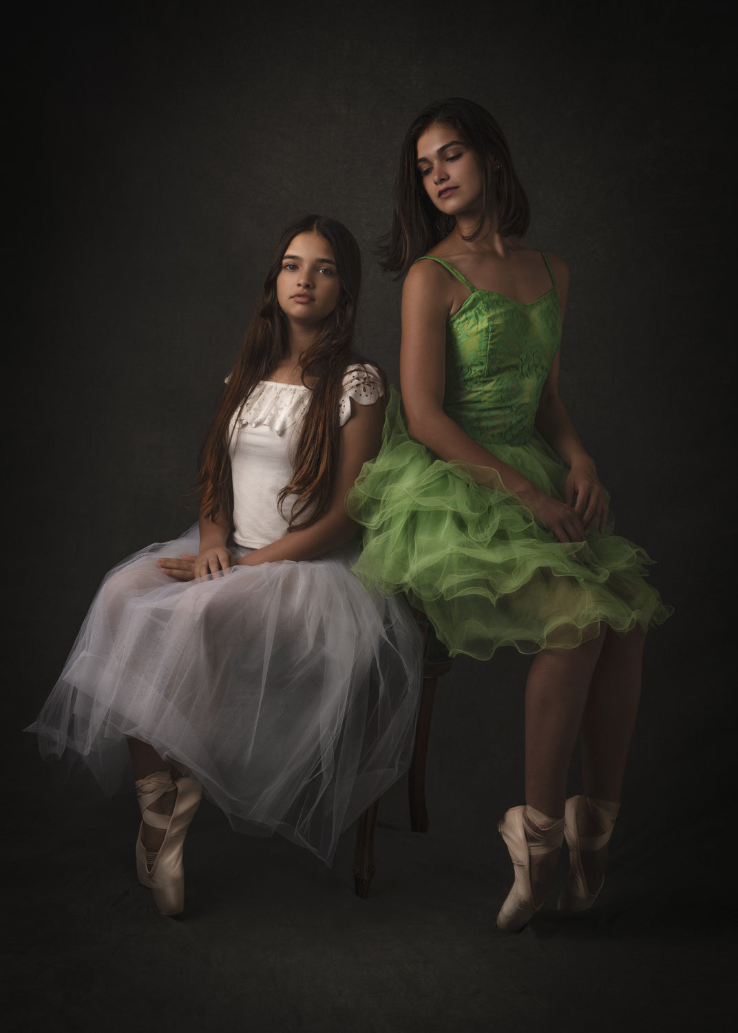 Sisters dancer Poster och Canvastavla