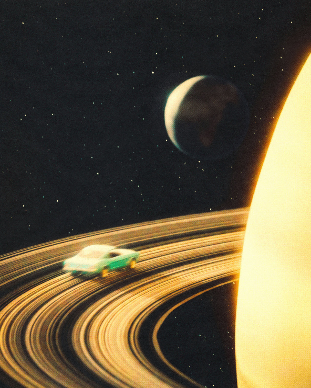 Saturn Highway Poster och Canvastavla