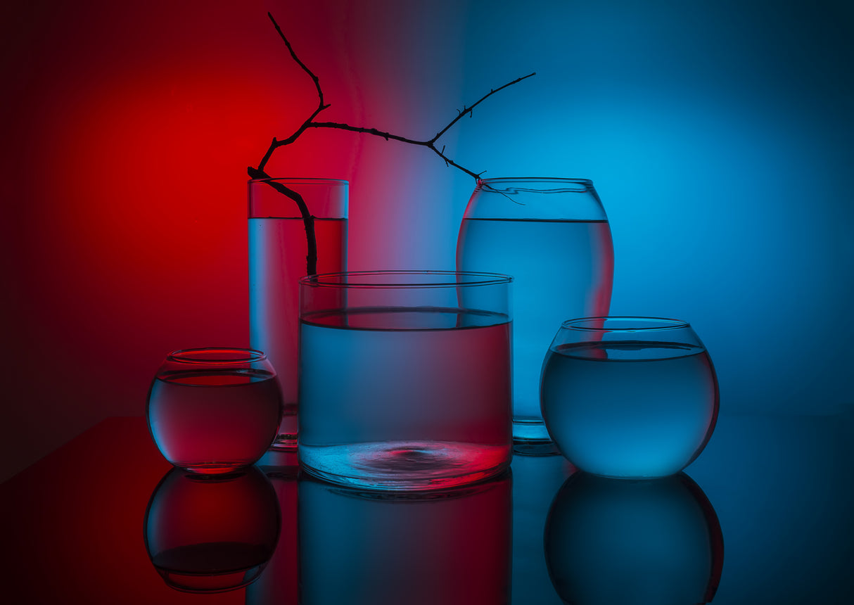 From the series "Experiments with glass" Poster och Canvastavla