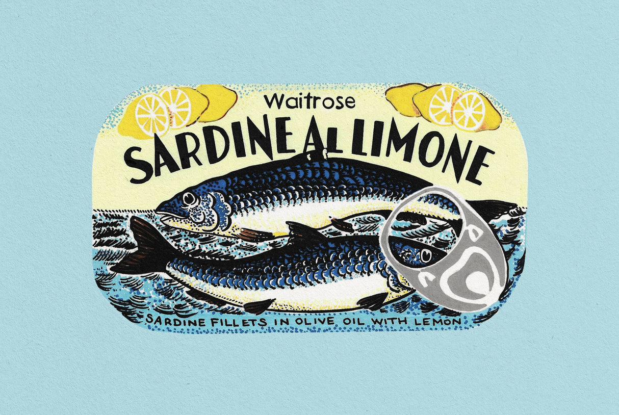 Sardine Al Limone Poster och Canvastavla
