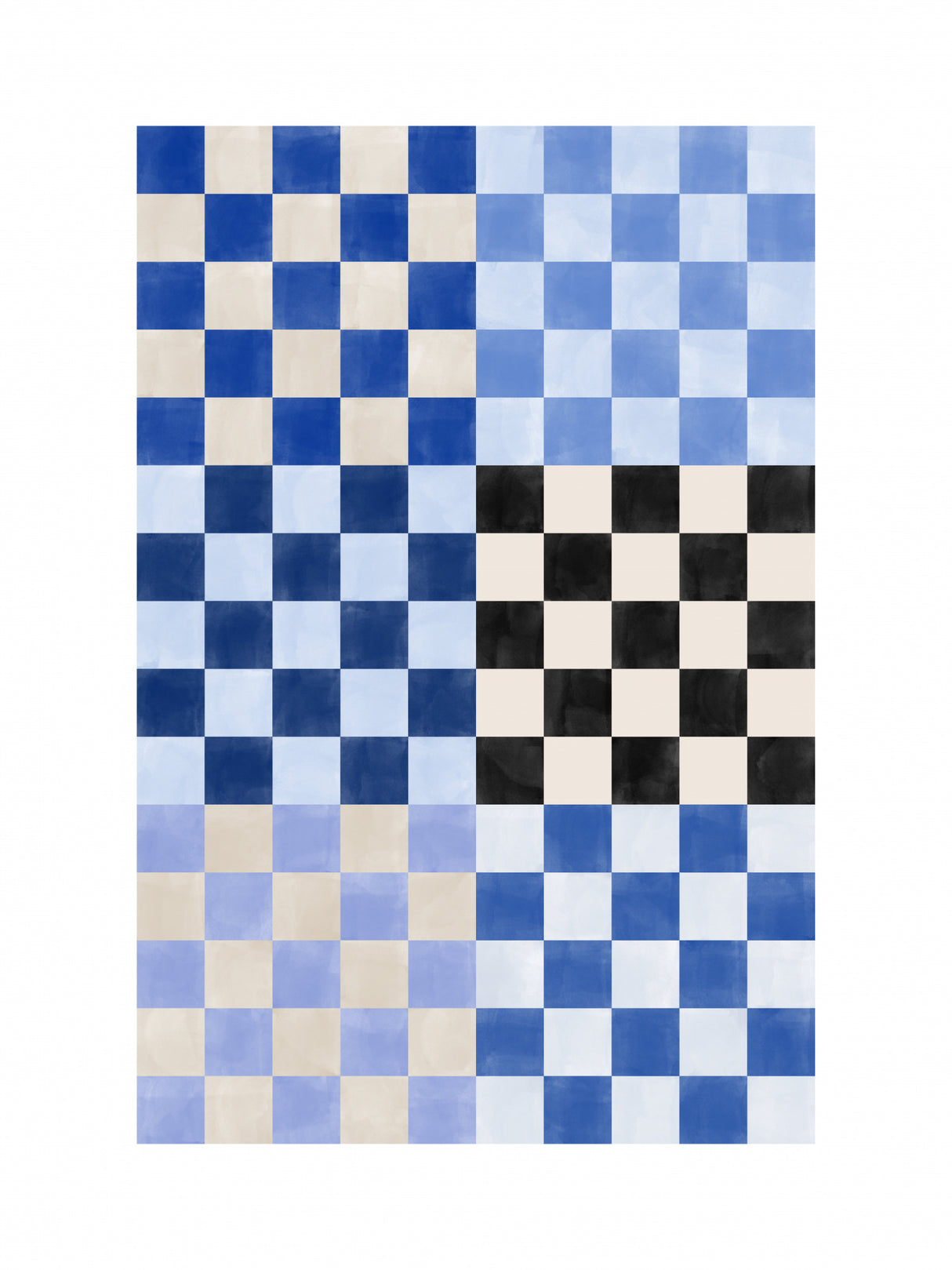 3x4 Aspectratio Indigo60 Poster och Canvastavla