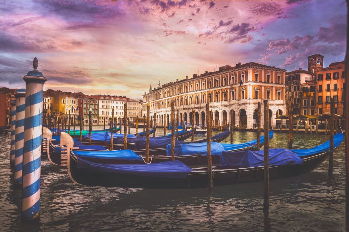 Gondolas of the Grand Canal Poster och Canvastavla