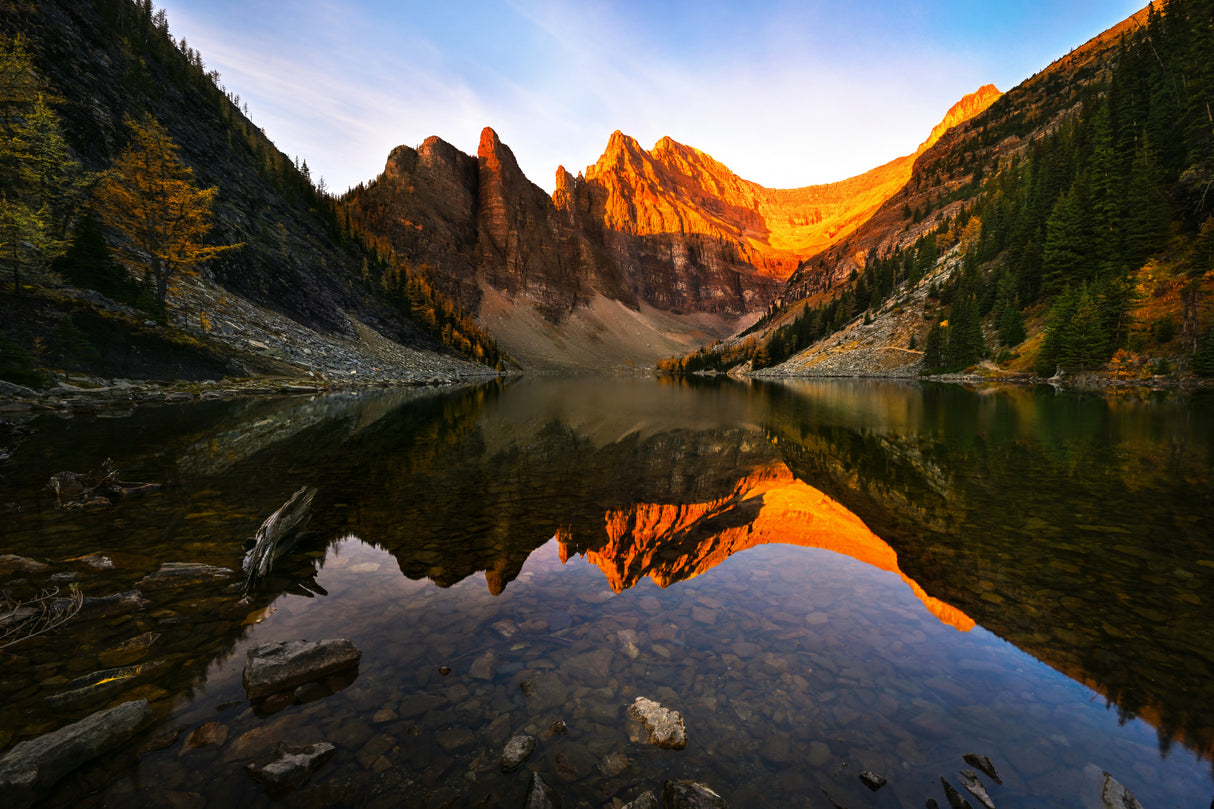 Lake Agens Sunrise Poster och Canvastavla