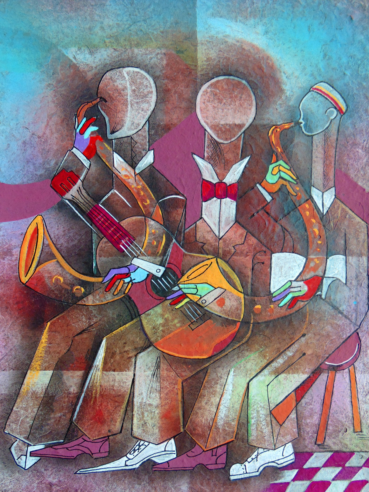 Jazz Trio Poster och Canvastavla