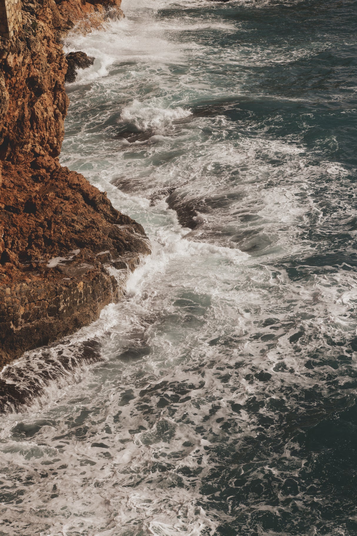 sea waves and rocks Poster och Canvastavla