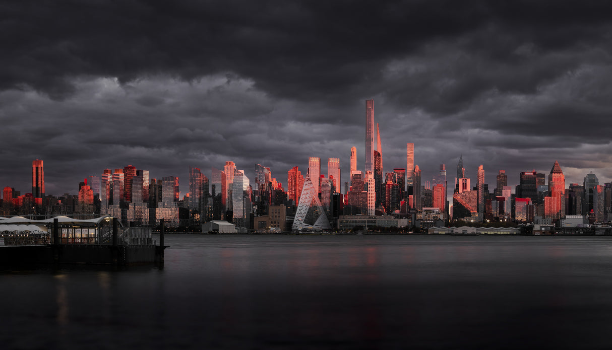 Sunset moment at NYC Poster och Canvastavla